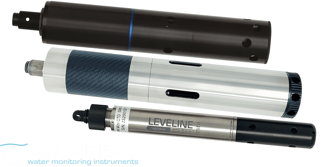 Aquaread probes for water level measurements and portable applications